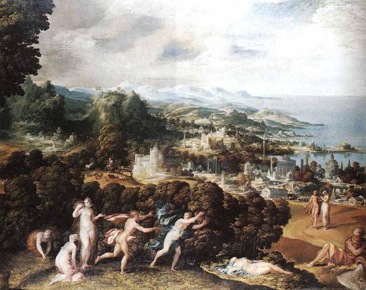 unknow artist Orpheus and Eurydice Spain oil painting art